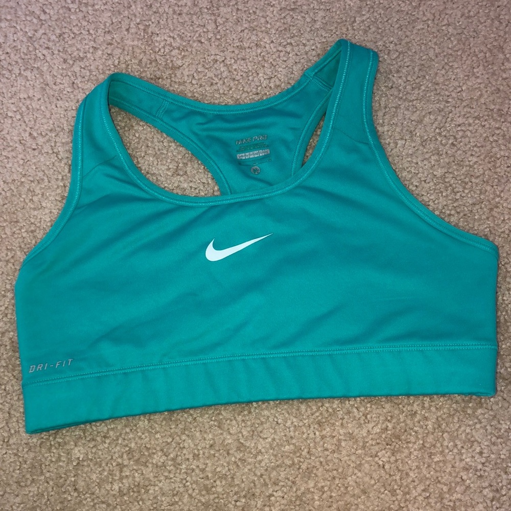 Teal Nike Dri-Fit Sports Bra